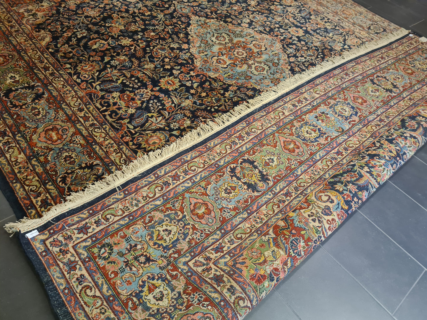 Perserteppich Orientteppich Handgeknüpfter Teppich Sarough 420x330cm