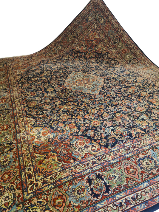 Perserteppich Orientteppich Handgeknüpfter Teppich Sarough 420x330cm