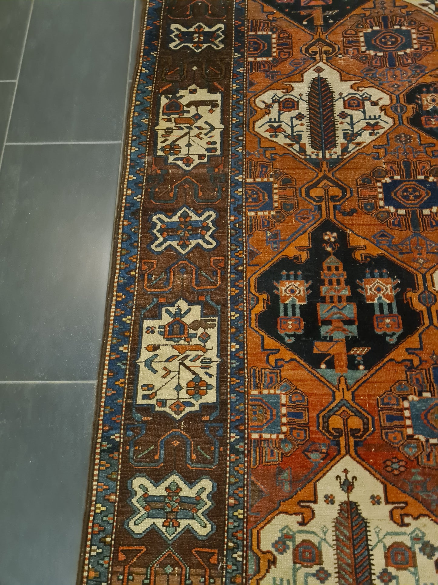 Perserteppich Orientteppich Handgeknüpfter Teppich Bachtiar 320x195cm