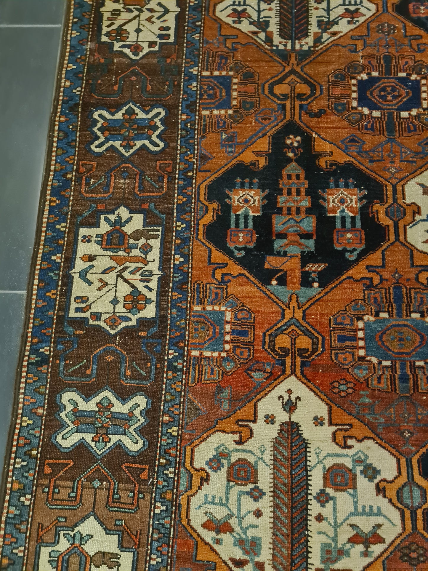 Perserteppich Orientteppich Handgeknüpfter Teppich Bachtiar 320x195cm