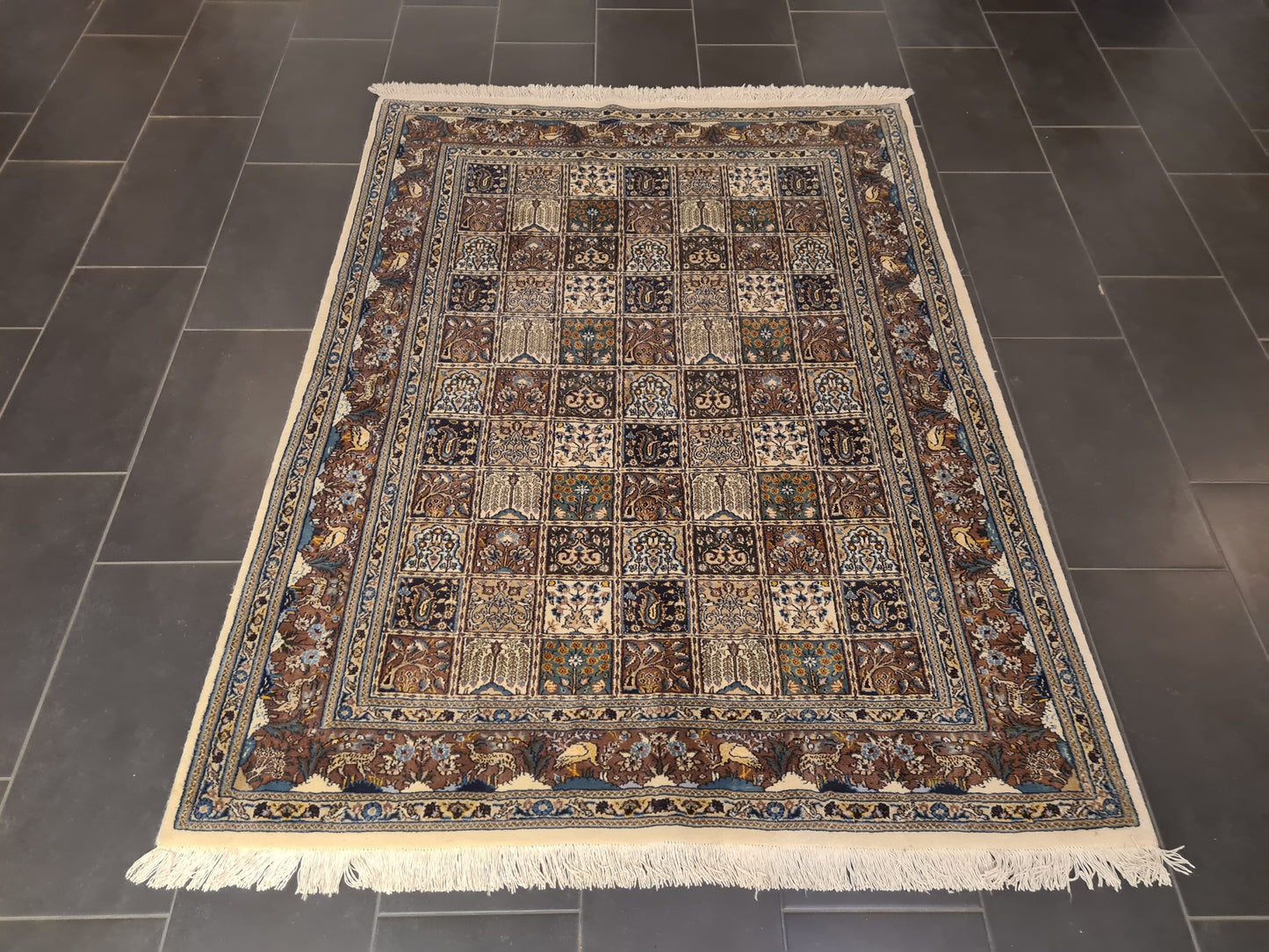 Perserteppich Orientteppich Handgeknüpfter Teppich Moud 205x155cm