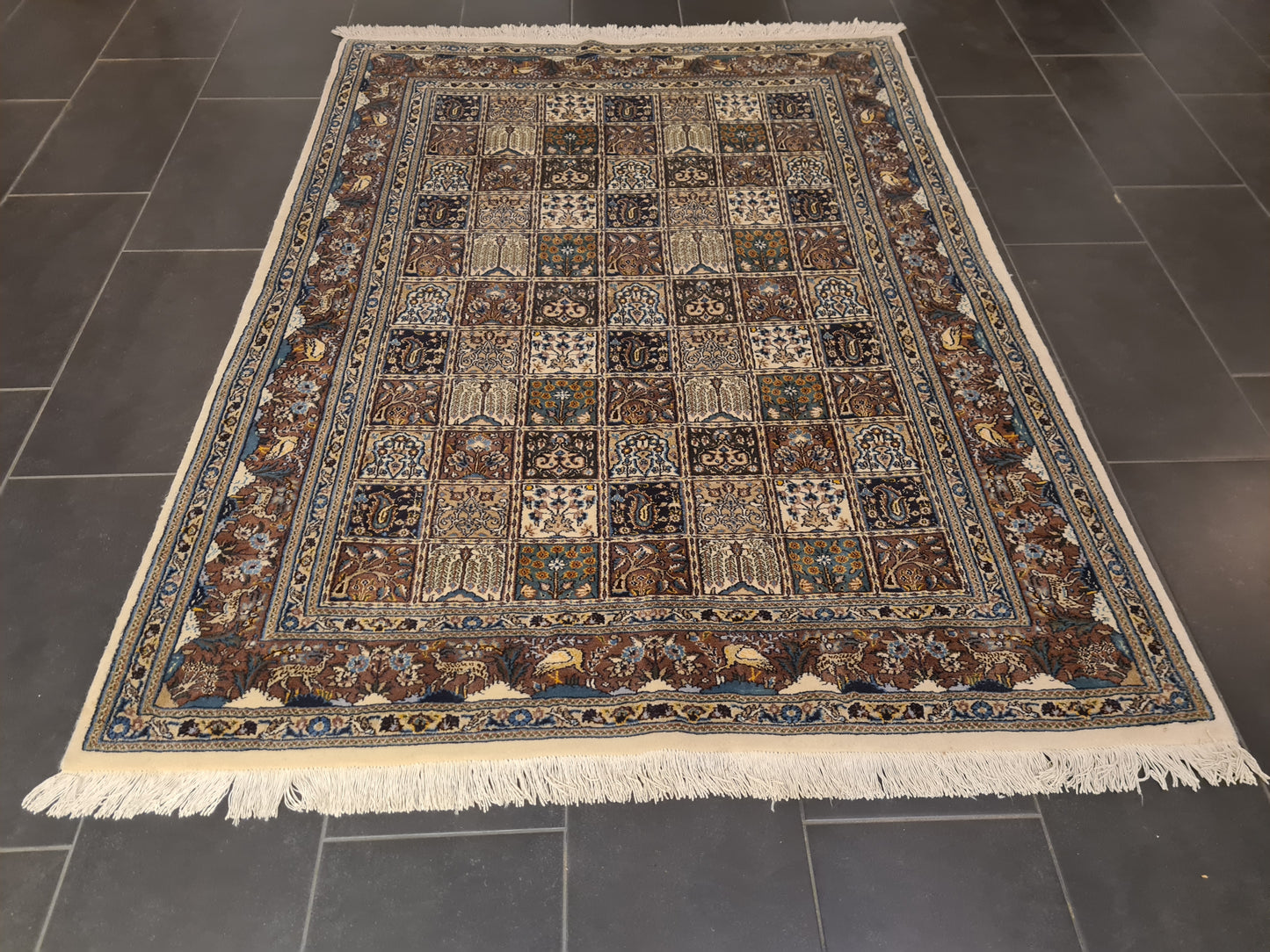 Perserteppich Orientteppich Handgeknüpfter Teppich Moud 205x155cm