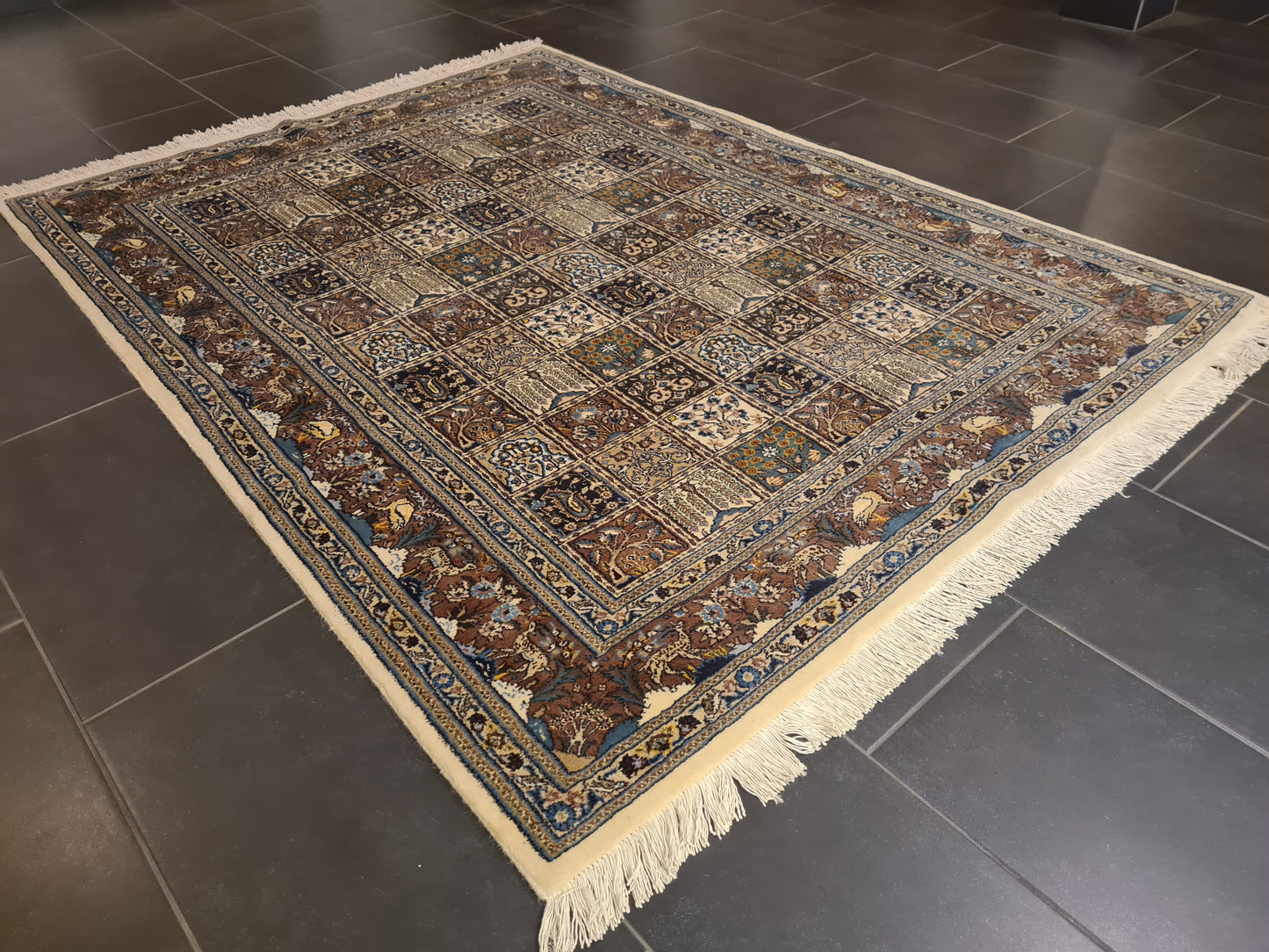 Perserteppich Orientteppich Handgeknüpfter Teppich Moud 205x155cm