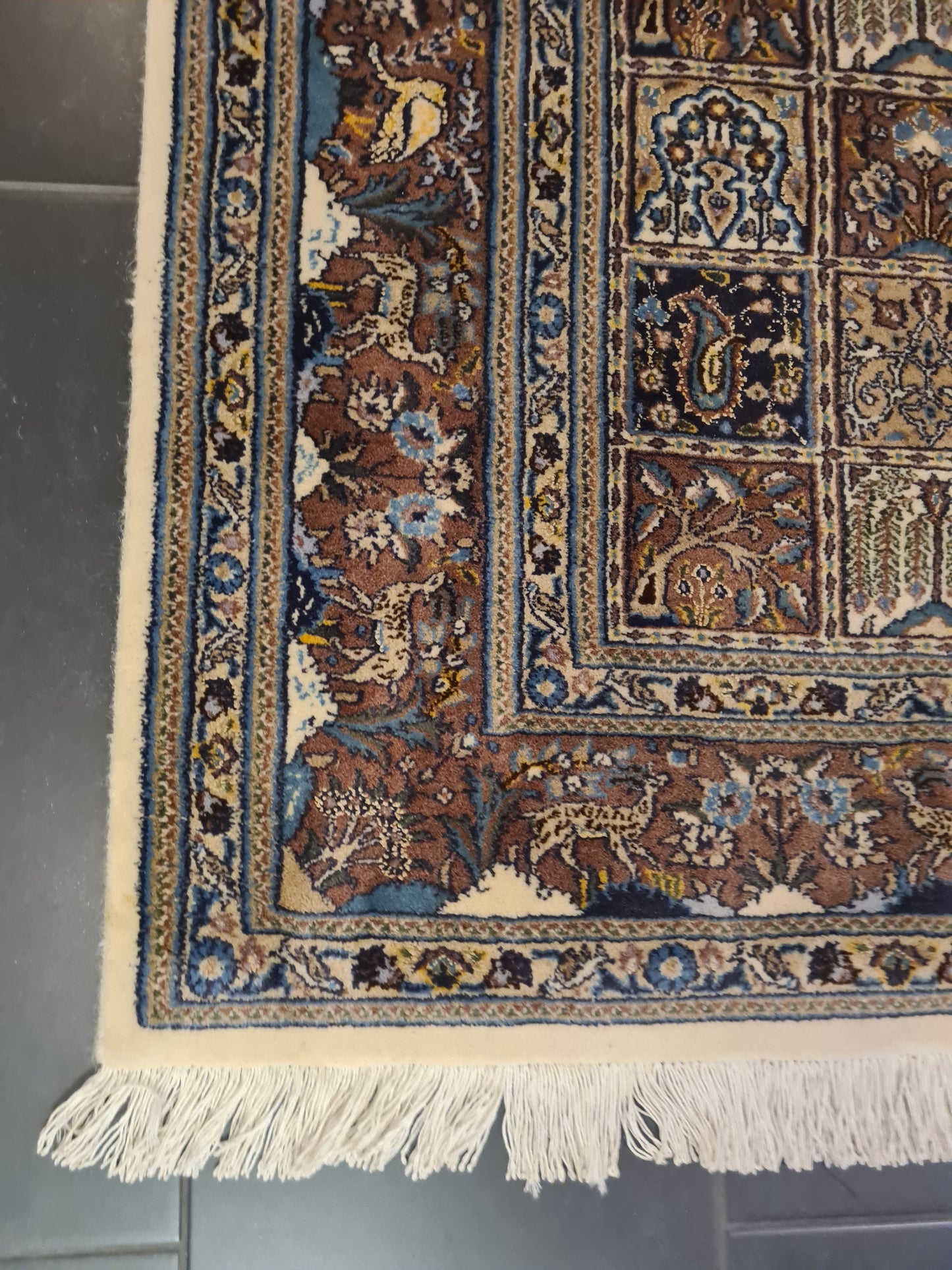 Perserteppich Orientteppich Handgeknüpfter Teppich Moud 205x155cm