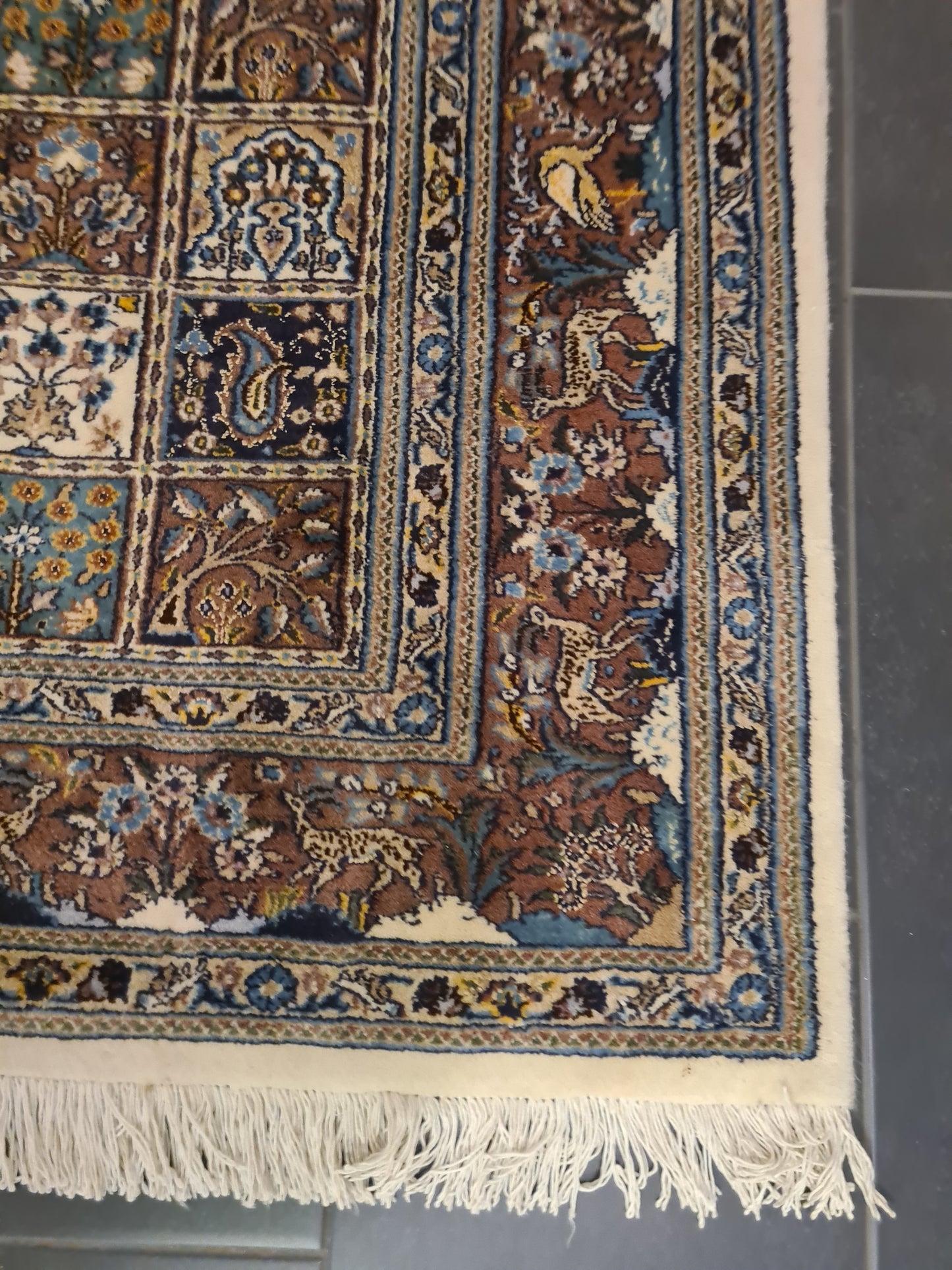 Perserteppich Orientteppich Handgeknüpfter Teppich Moud 205x155cm