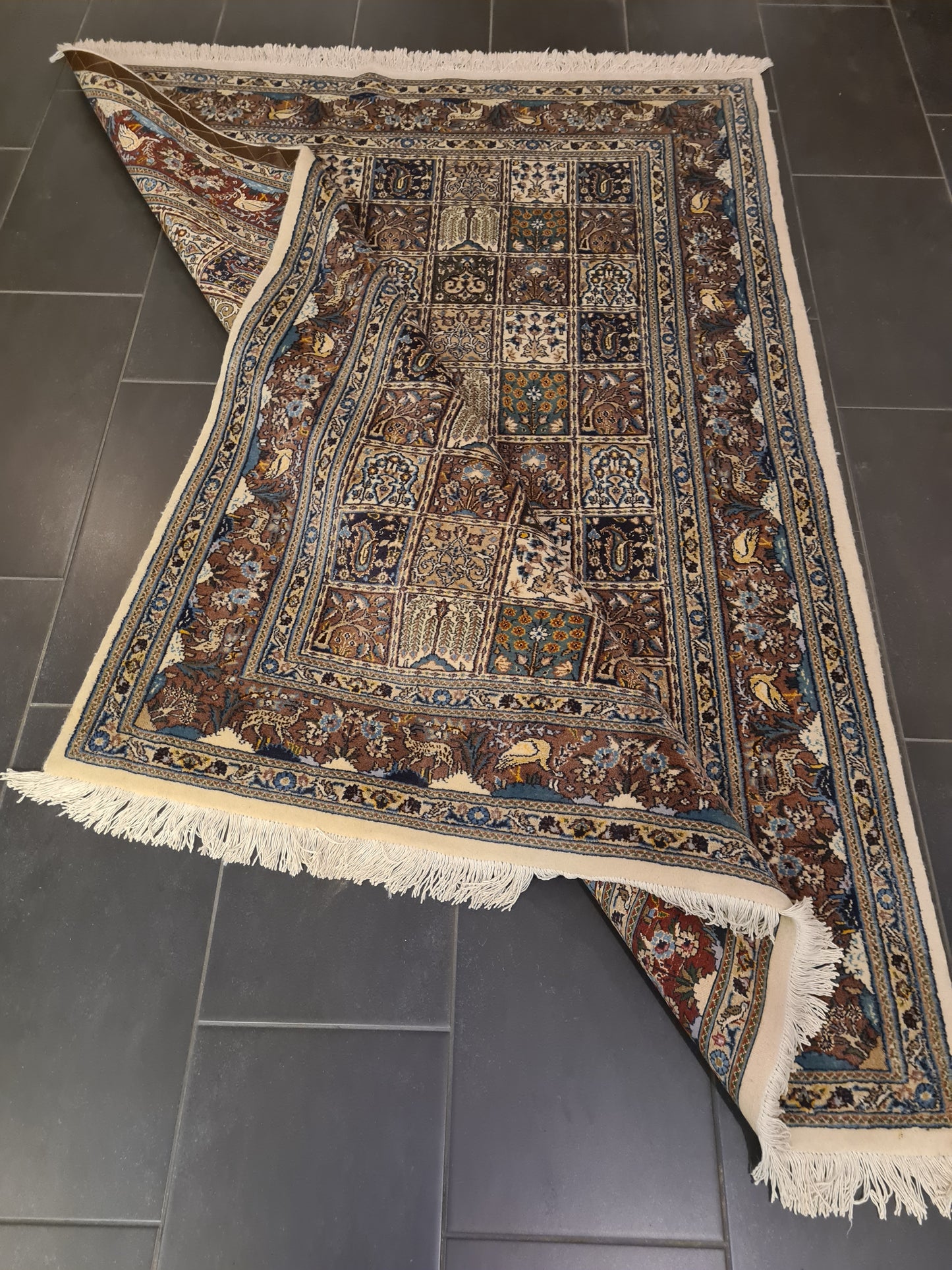 Perserteppich Orientteppich Handgeknüpfter Teppich Moud 205x155cm