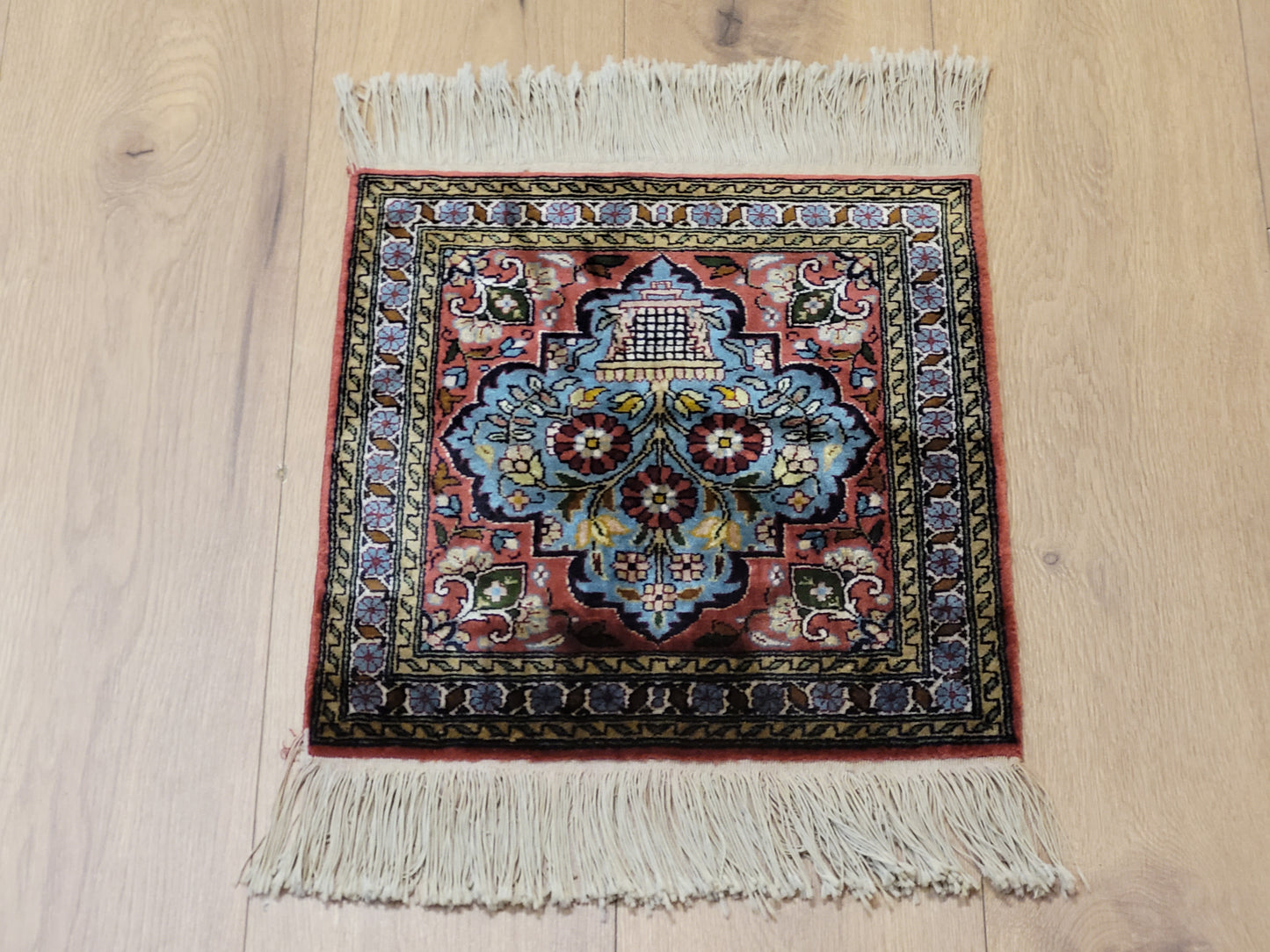 Ghom Teppich Seide feine Knüpfung Miniatur