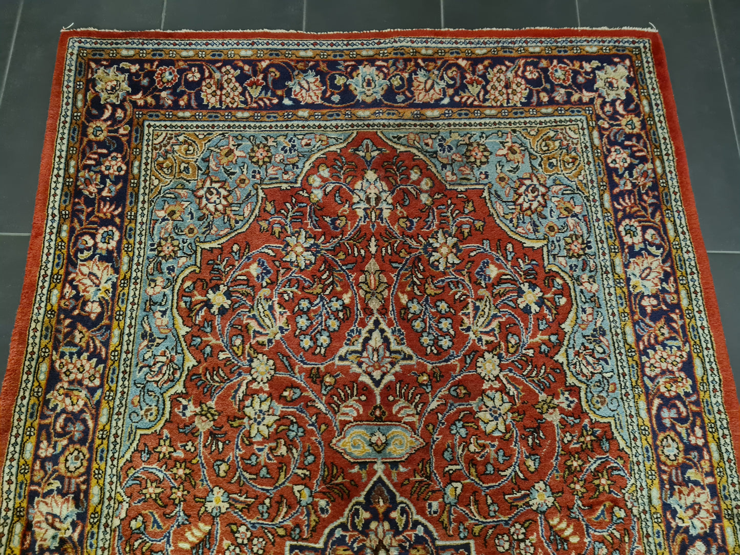 Perserteppich Orientteppich Handgeknüpfter Teppich Täbris 225x130cm