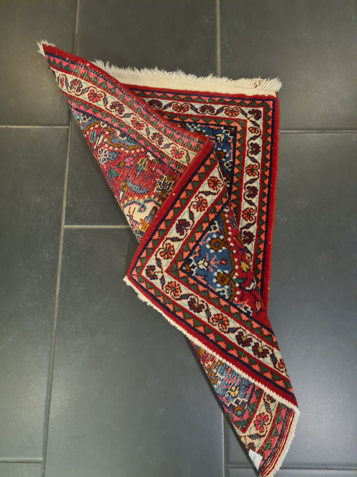 Perserteppich Orientteppich Handgeknüpfter Teppich Sarough 75x55cm