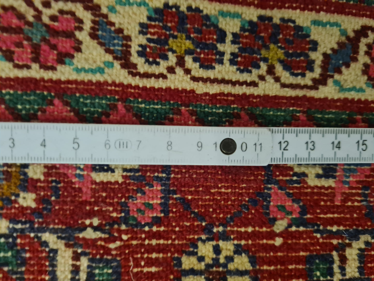 Perserteppich Orientteppich Handgeknüpfter Teppich Sarough 75x55cm