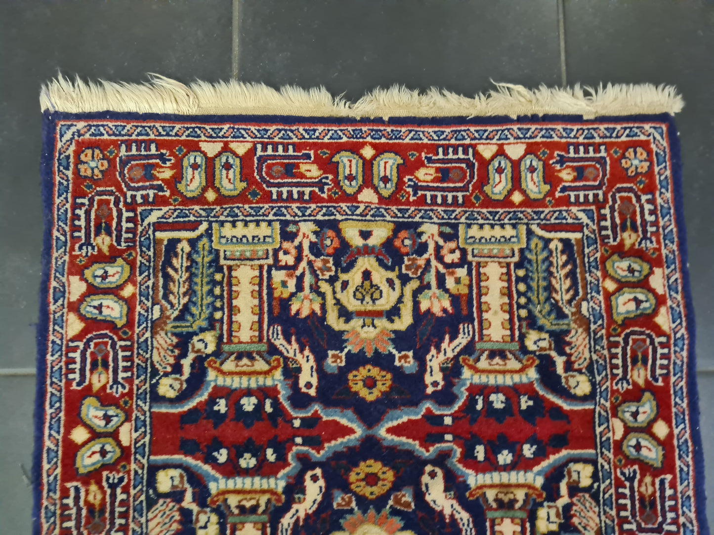 Perserteppich Orientteppich Handgeknüpfter Teppich Sarough 60x60cm