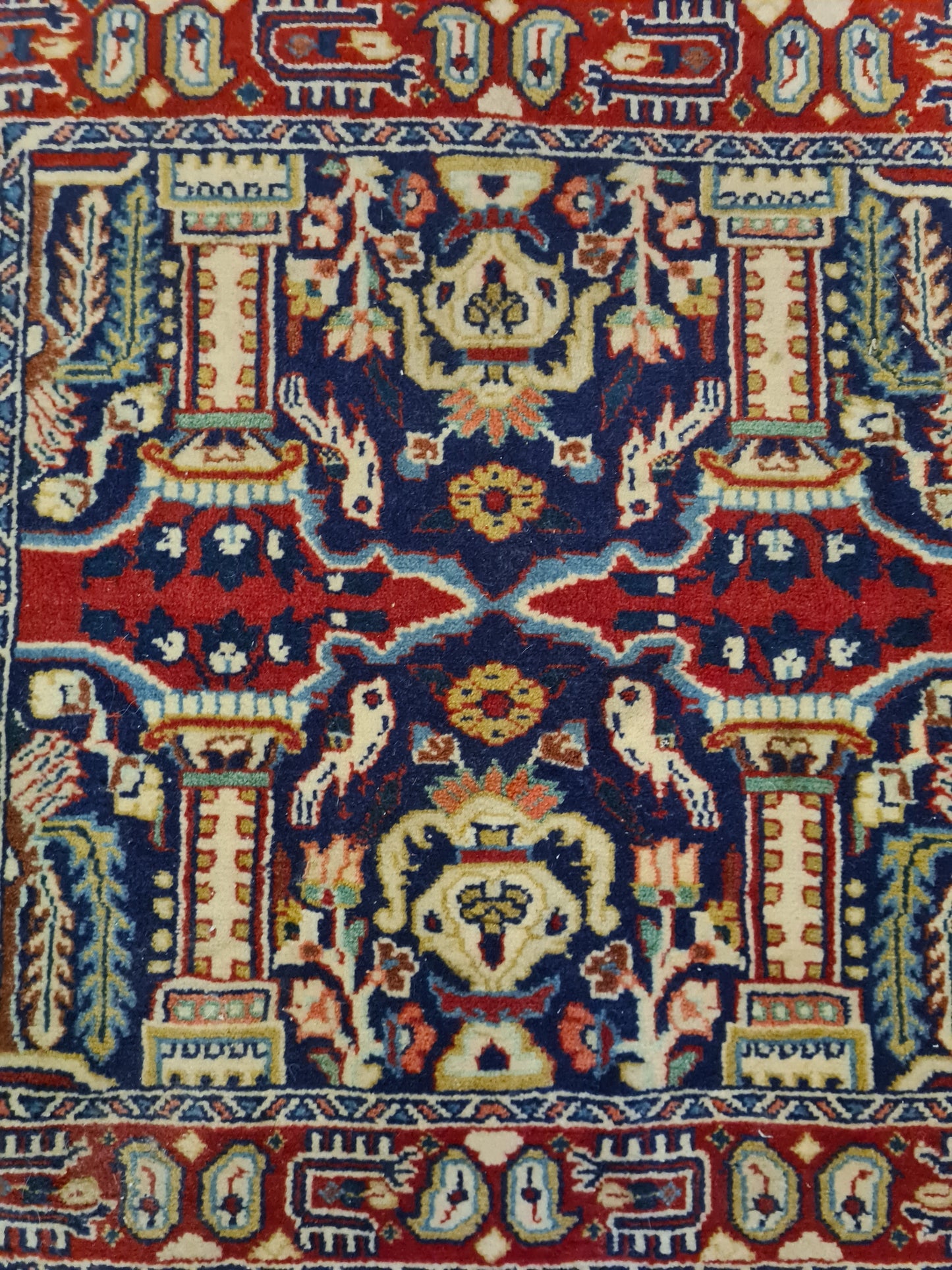 Perserteppich Orientteppich Handgeknüpfter Teppich Sarough 60x60cm