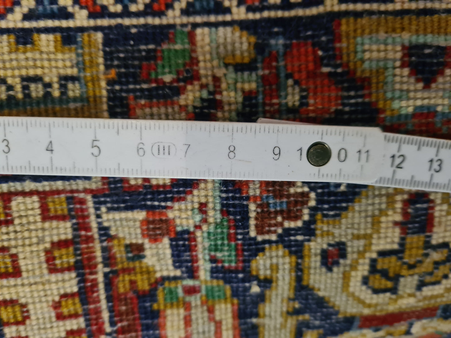 Perserteppich Orientteppich Handgeknüpfter Teppich Sarough 60x60cm