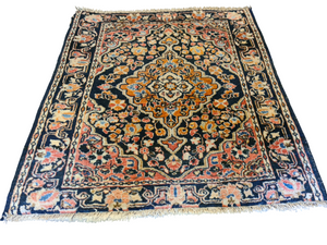 Perserteppich Orientteppich Handgeknüpfter Teppich Sarough 75x70cm
