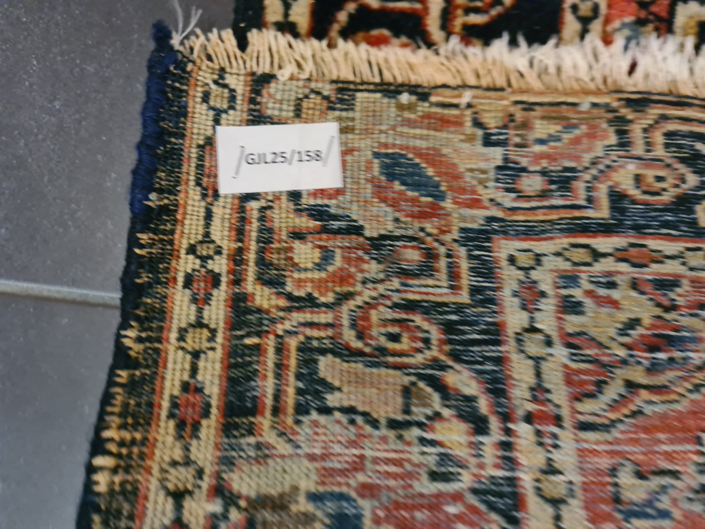 Perserteppich Orientteppich Handgeknüpfter Teppich Sarough 75x70cm