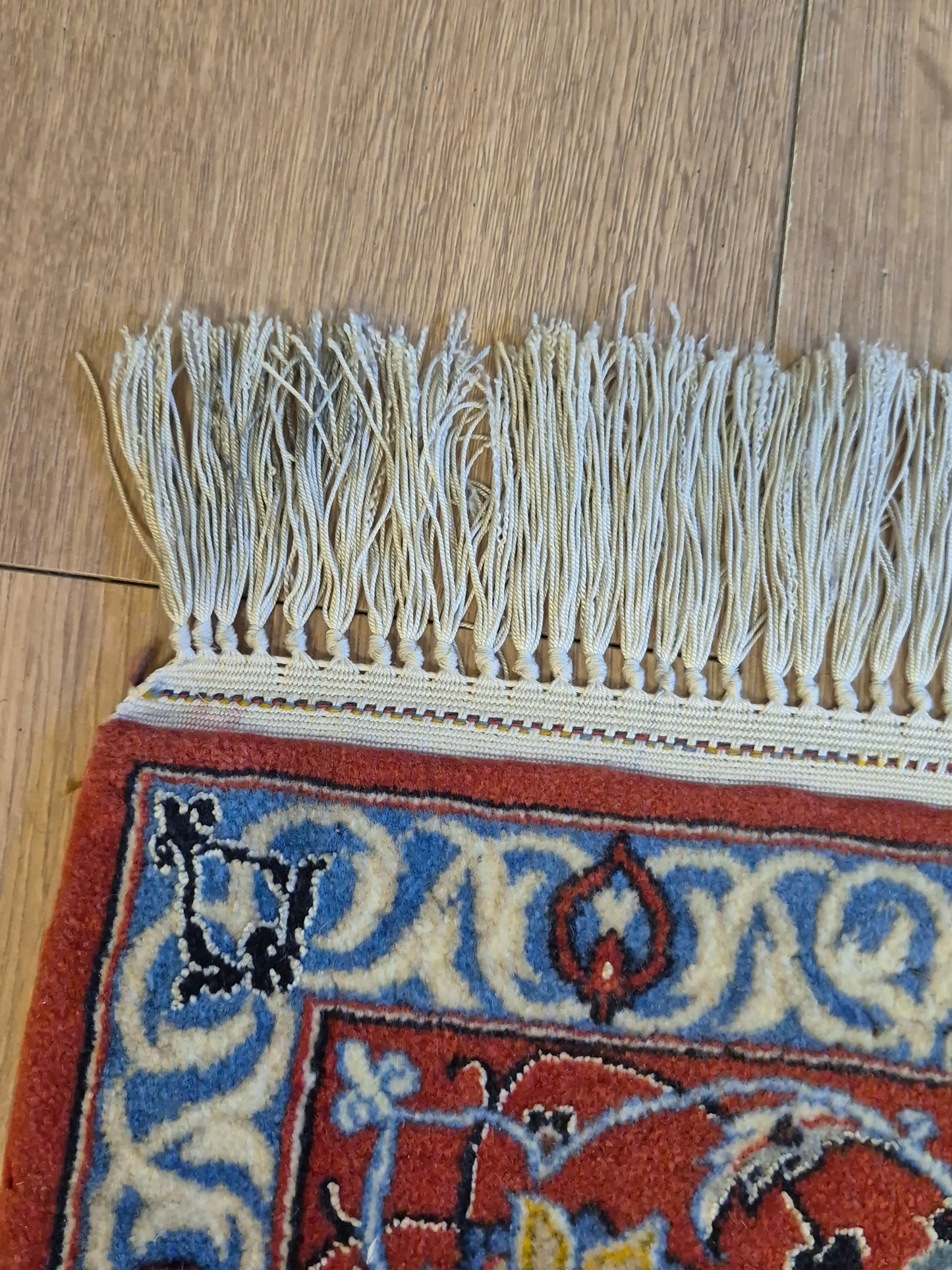 Isfahan Teppich Korkwolle mit Seide Medaillon fein