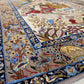 Isfahan Teppich Korkwolle Seide fein handgeknüpft figürlich 156x110 cm