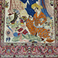 isfahan Bilderteppich Korkwolle Seide fein handgeknüpft