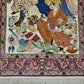 isfahan Bilderteppich Korkwolle Seide fein handgeknüpft