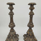 Paar Bronze Kerzenhalter Barock Stil Kerzenleuchter Kerzenständer