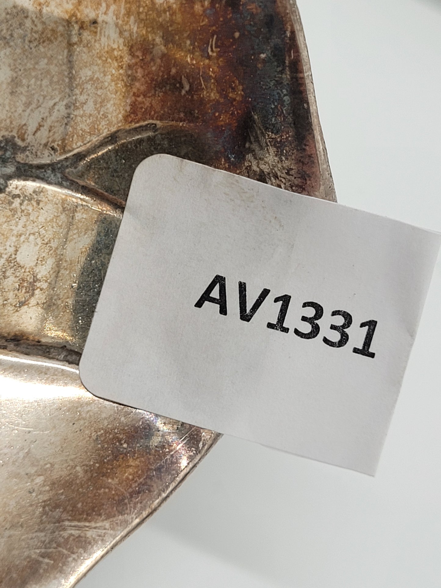 WMF versilberte Blattschale Schale Efeu Jugendstil Art Nouveau