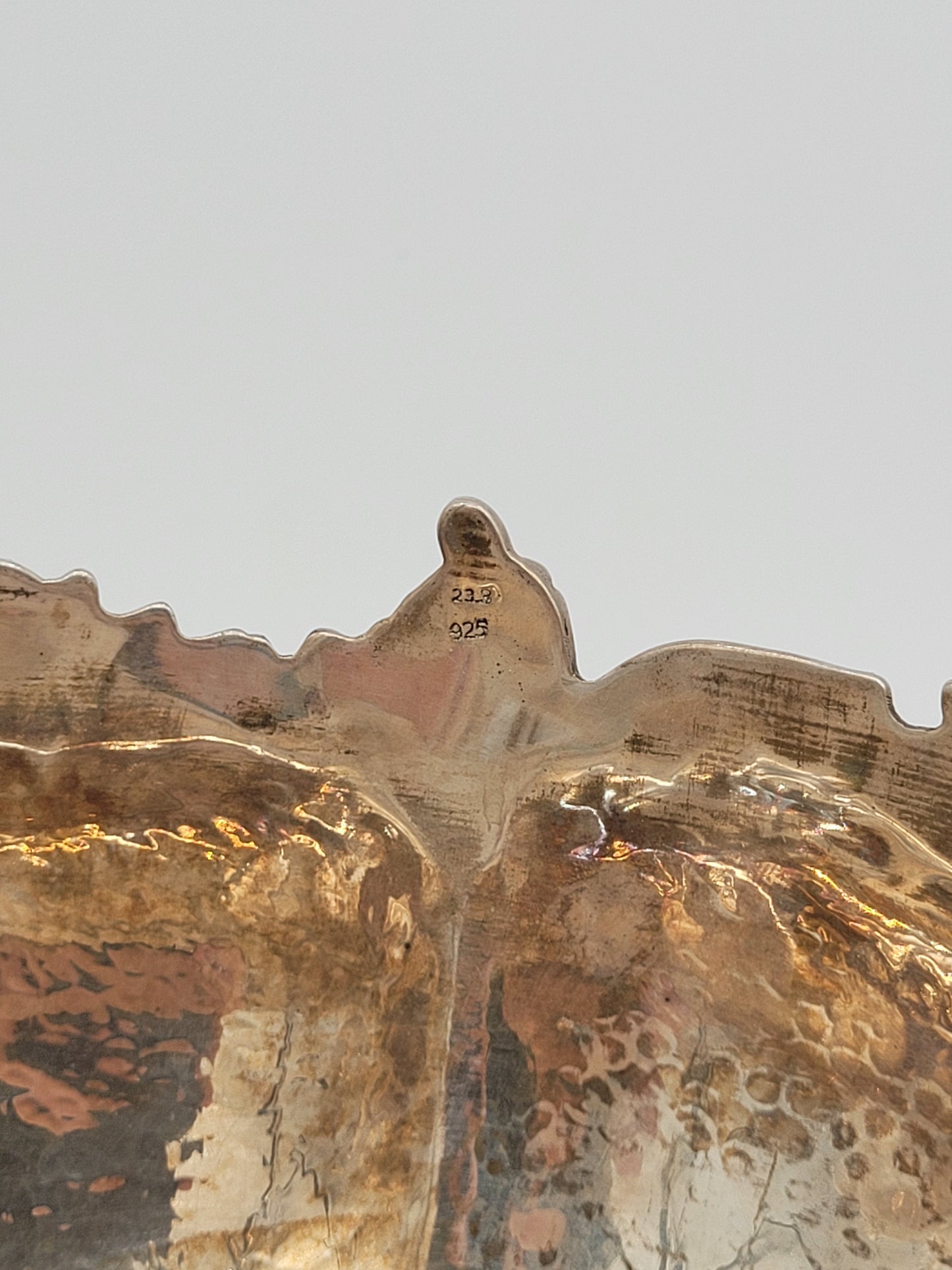 Schale Sterling Silber 925er Viktorianischer Stil mit Blütendekor