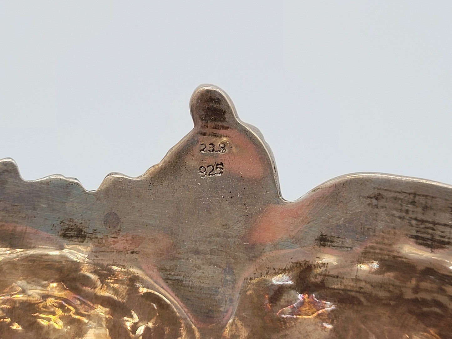 Schale Sterling Silber 925er Viktorianischer Stil mit Blütendekor