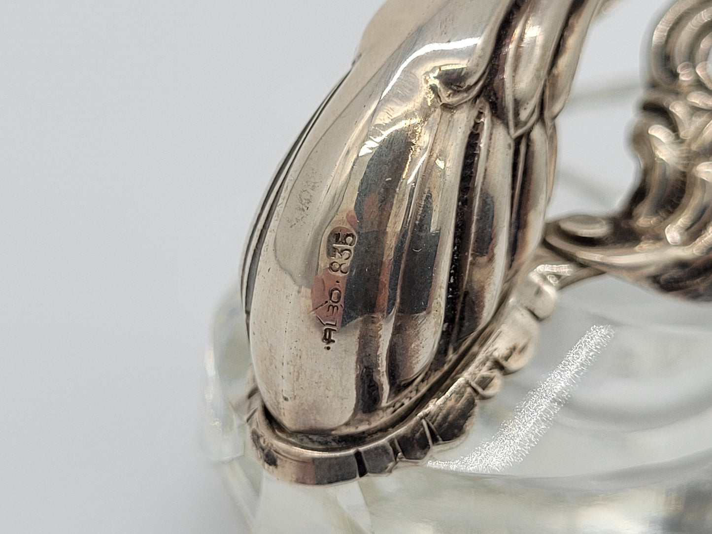 Paar 835er Silber Schwan Schalen Figuren ALBO Albert Bodemer