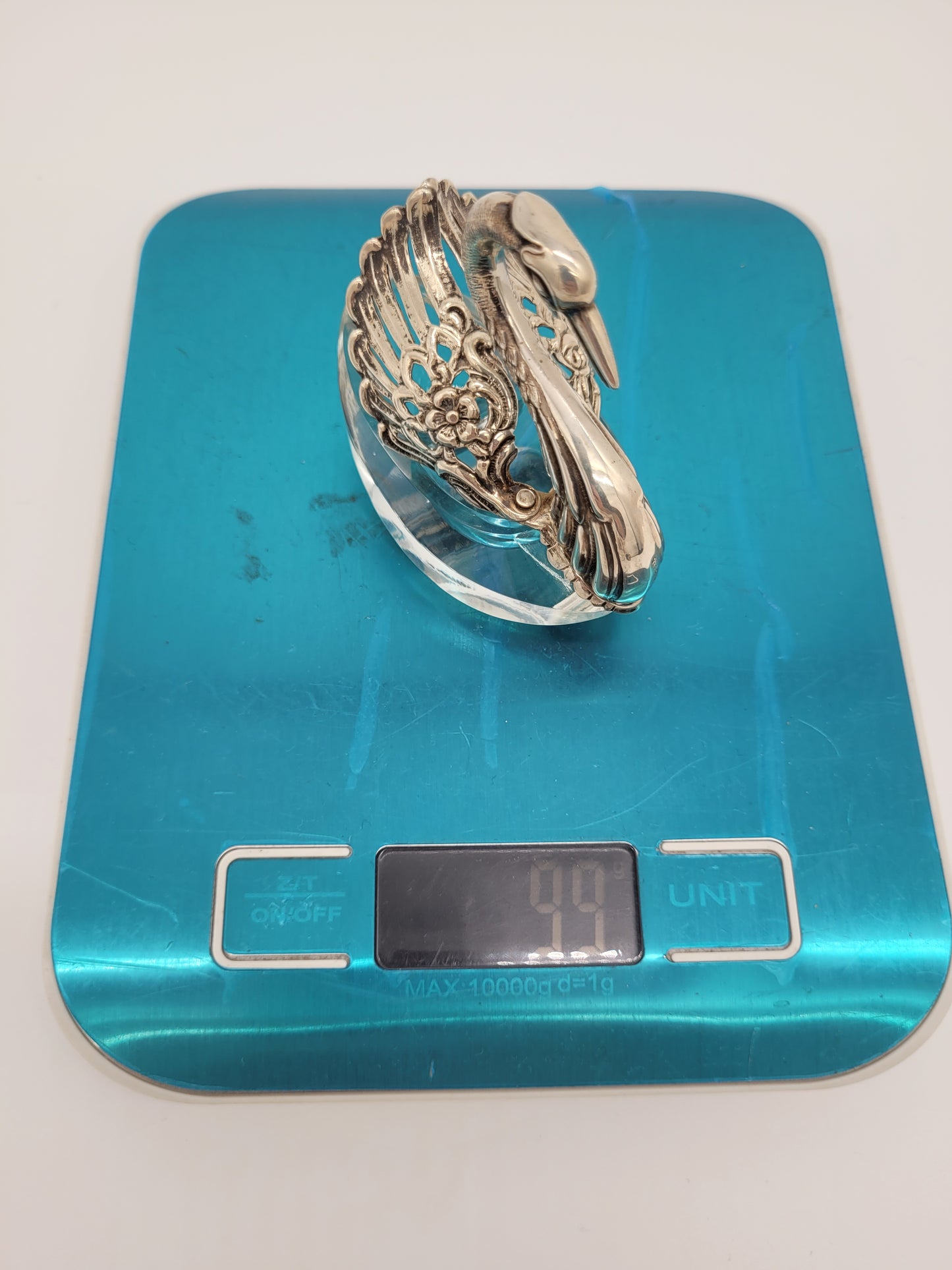 Paar 835er Silber Schwan Schalen Figuren ALBO Albert Bodemer