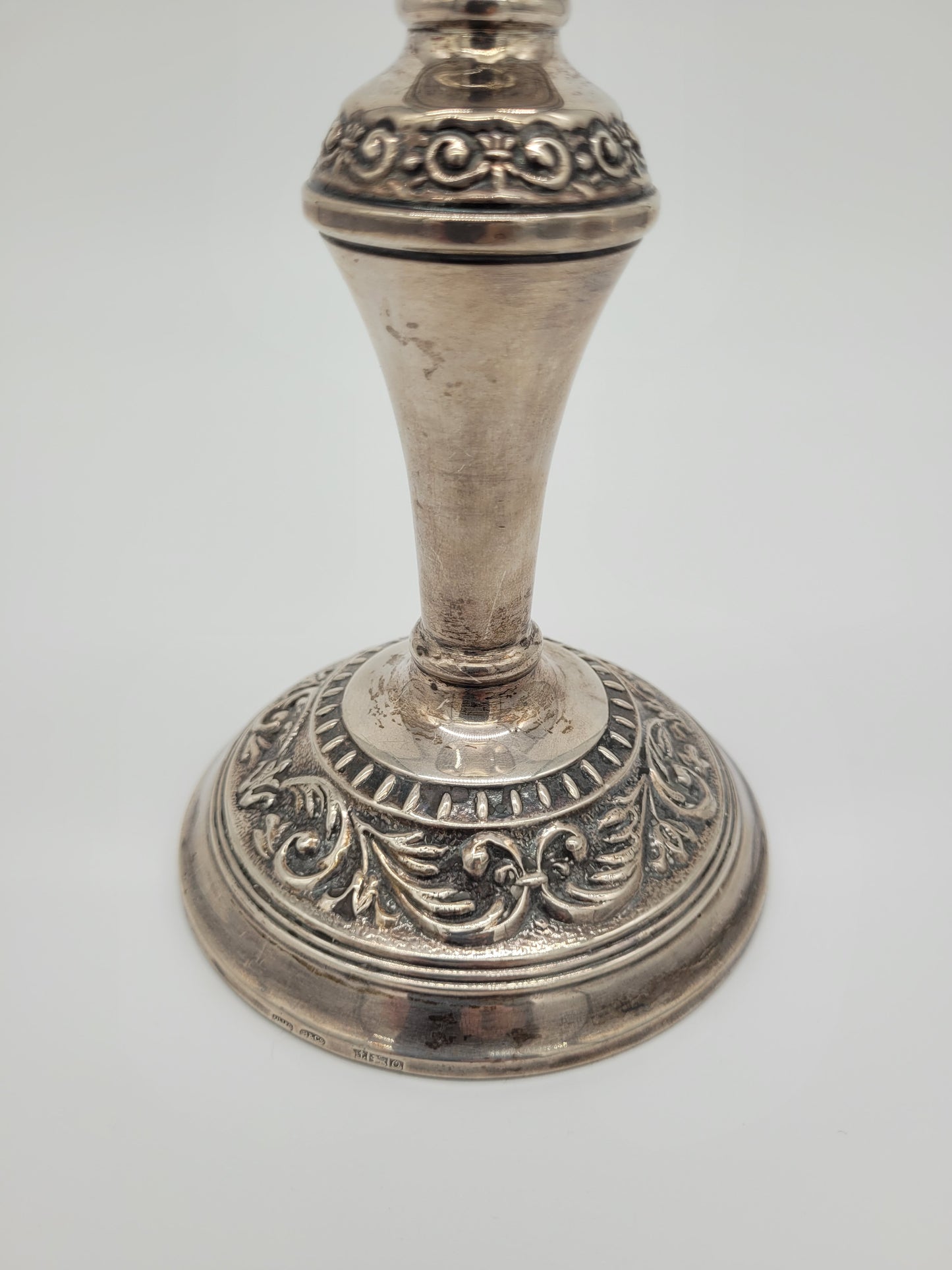 Kerzenständer Sterling Silber 925er Barker Brothers & Co. Meistermarke