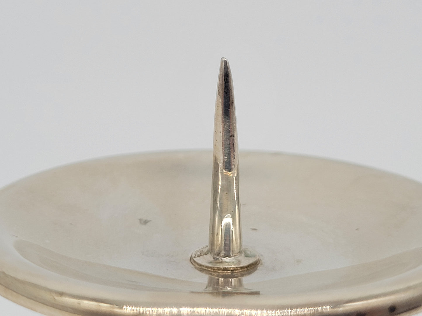 Paar Kerzenständer 835er Silber mit Floralem Design Handarbeit