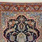 Isfahan Teppich Korkwolle Seide fein handgeknüpft