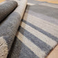Gabbeh Teppich Schurwolle modernes Streifenmuster handgeknüpft