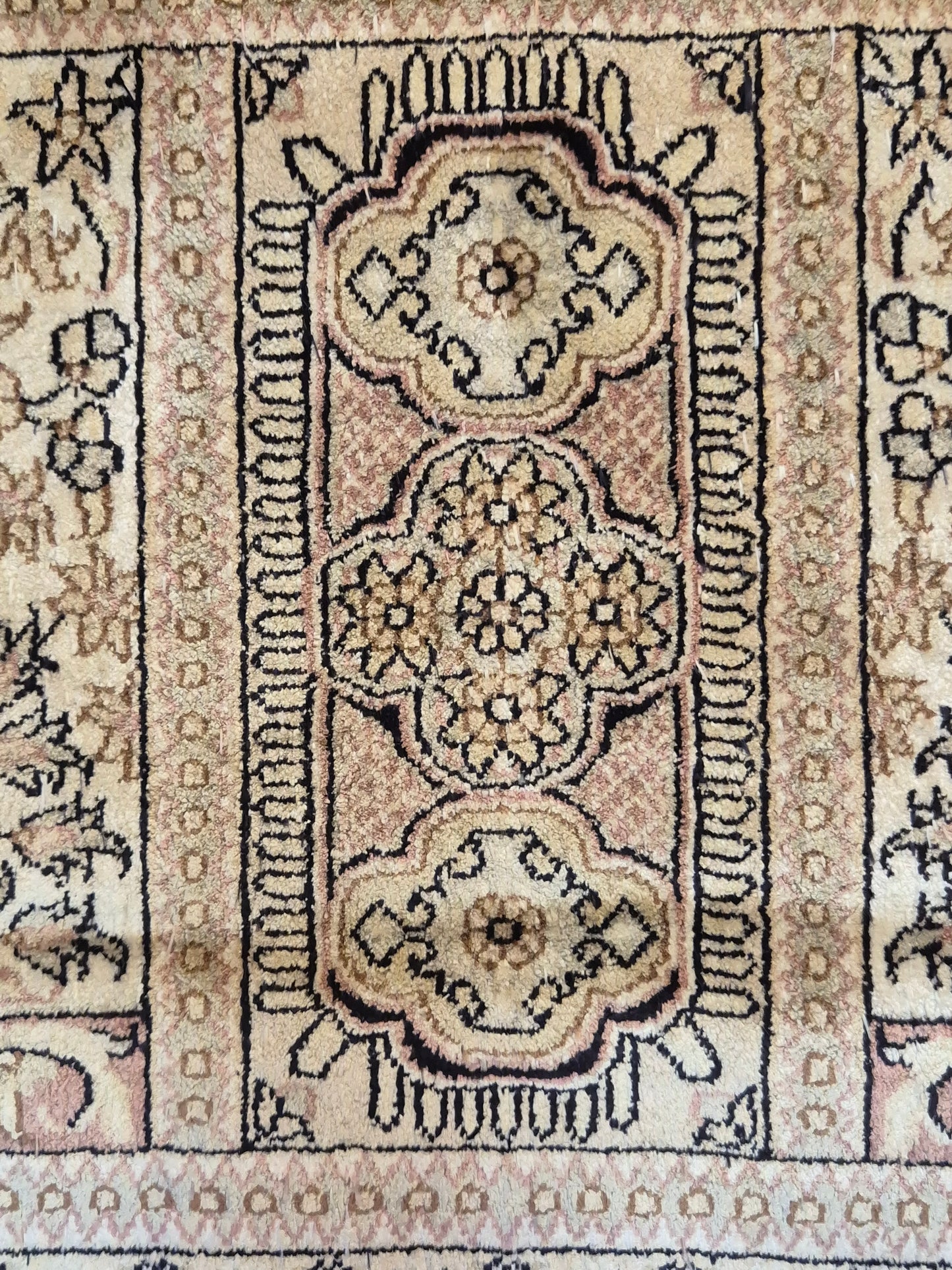 Hereke Teppich Seide auf Seide Gartenmotiv fein handgeknüpft