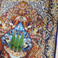 Isfahan Teppich Korkwolle Seide feine Knüpfung Bildmotiv