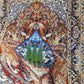 Isfahan Teppich Korkwolle Seide feine Knüpfung Bildmotiv