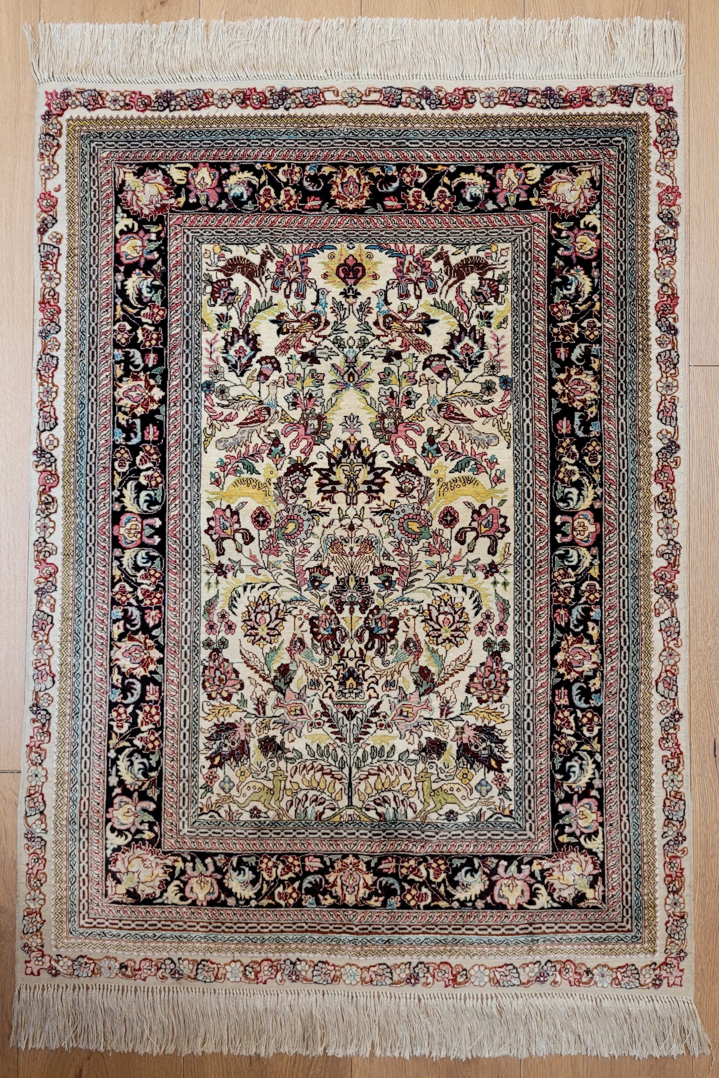 Hereke Teppich Seide auf Seide fein