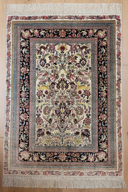 Hereke Teppich Seide auf Seide fein