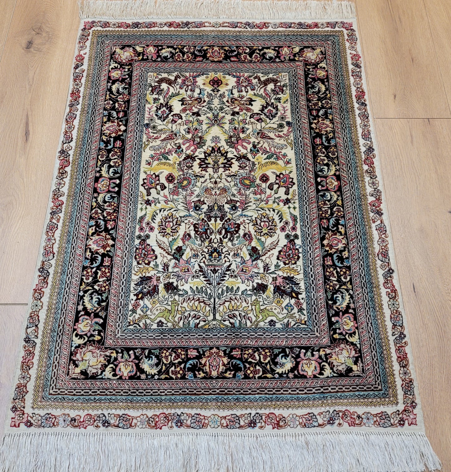 Hereke Teppich Seide auf Seide fein