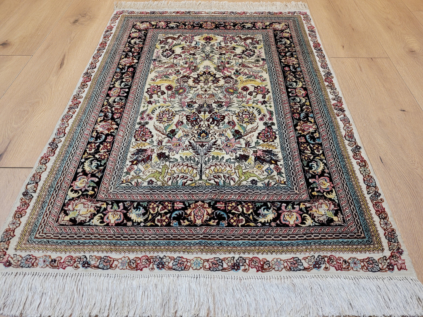 Hereke Teppich Seide auf Seide fein