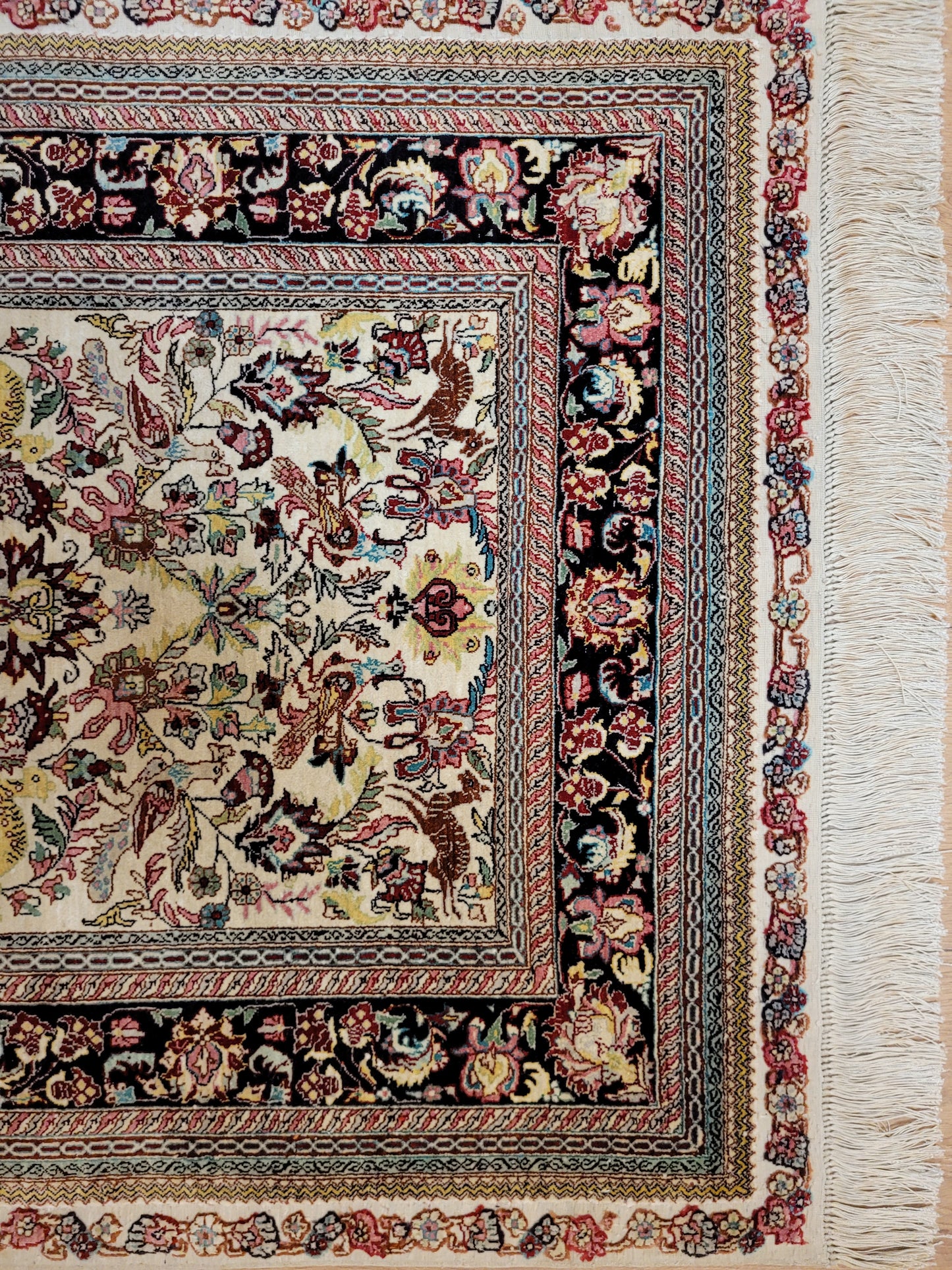 Hereke Teppich Seide auf Seide fein