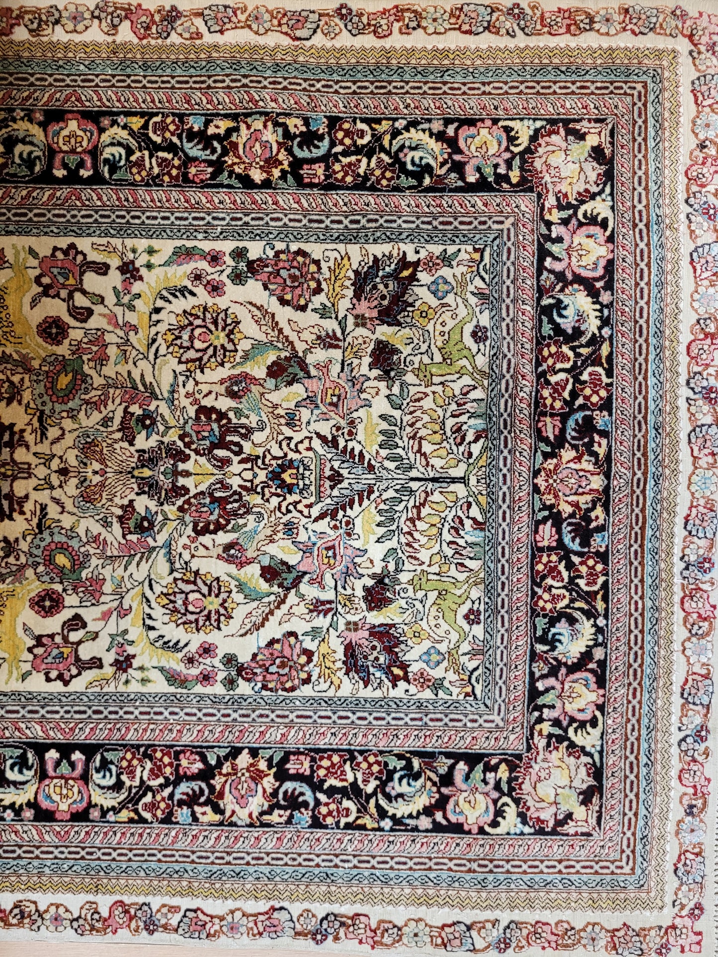 Hereke Teppich Seide auf Seide fein