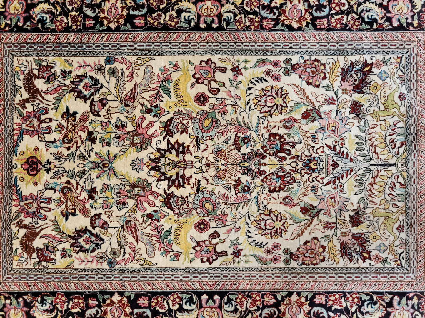 Hereke Teppich Seide auf Seide fein