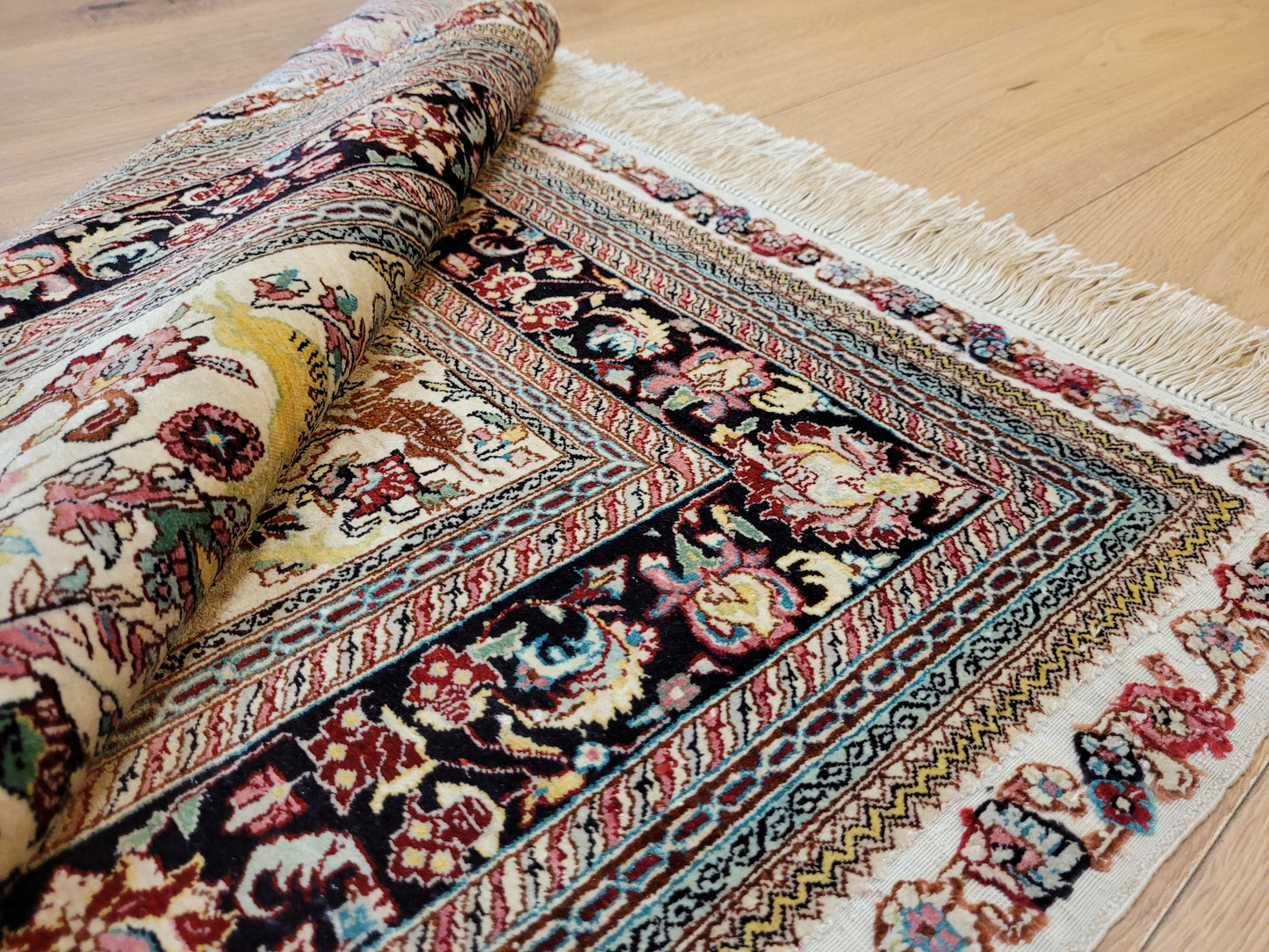 Hereke Teppich Seide auf Seide fein