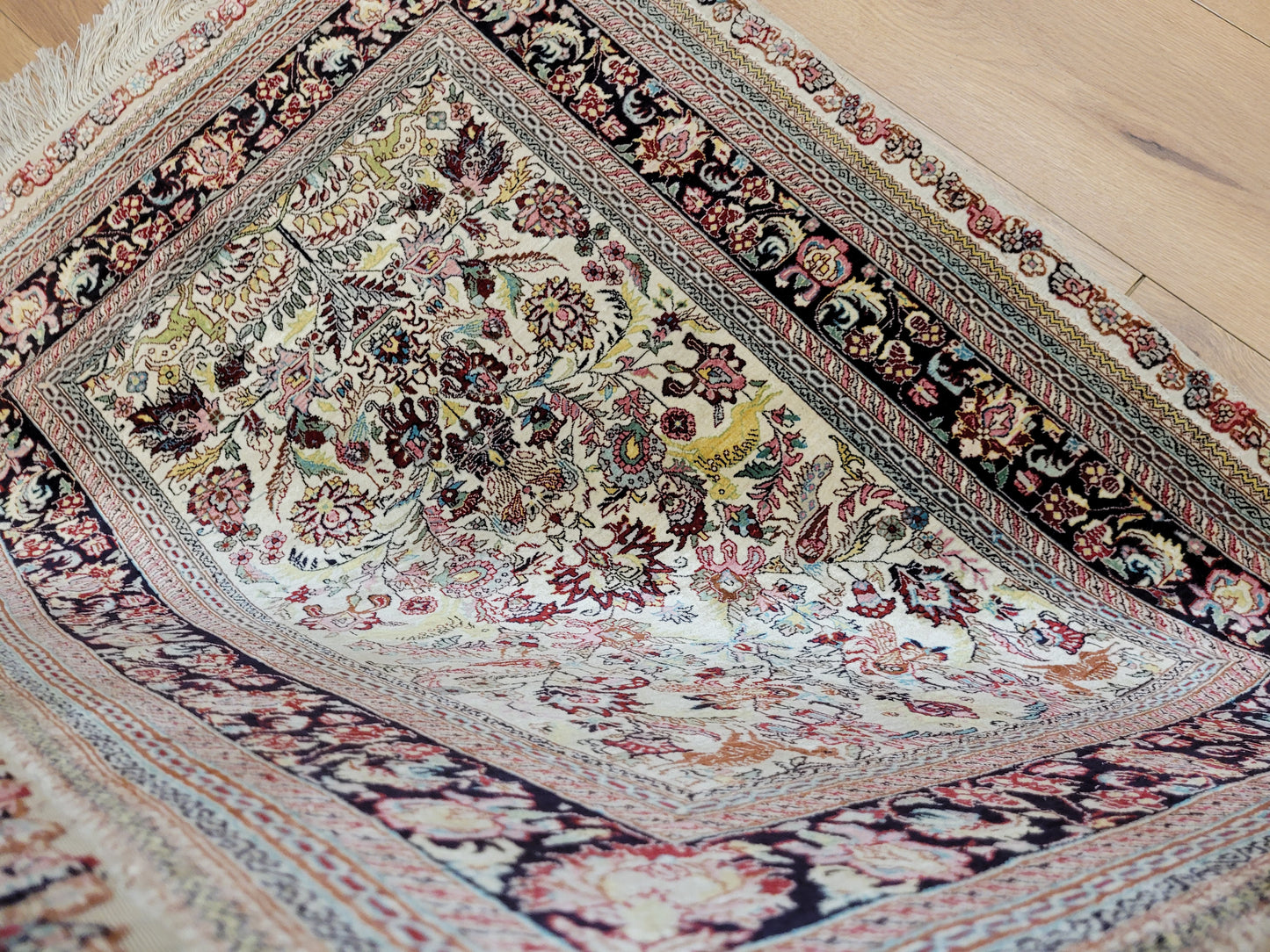 Hereke Teppich Seide auf Seide fein