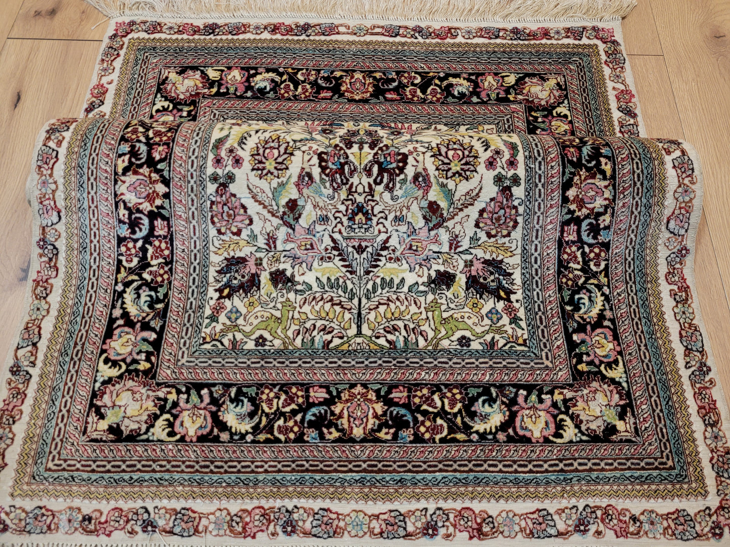 Hereke Teppich Seide auf Seide fein