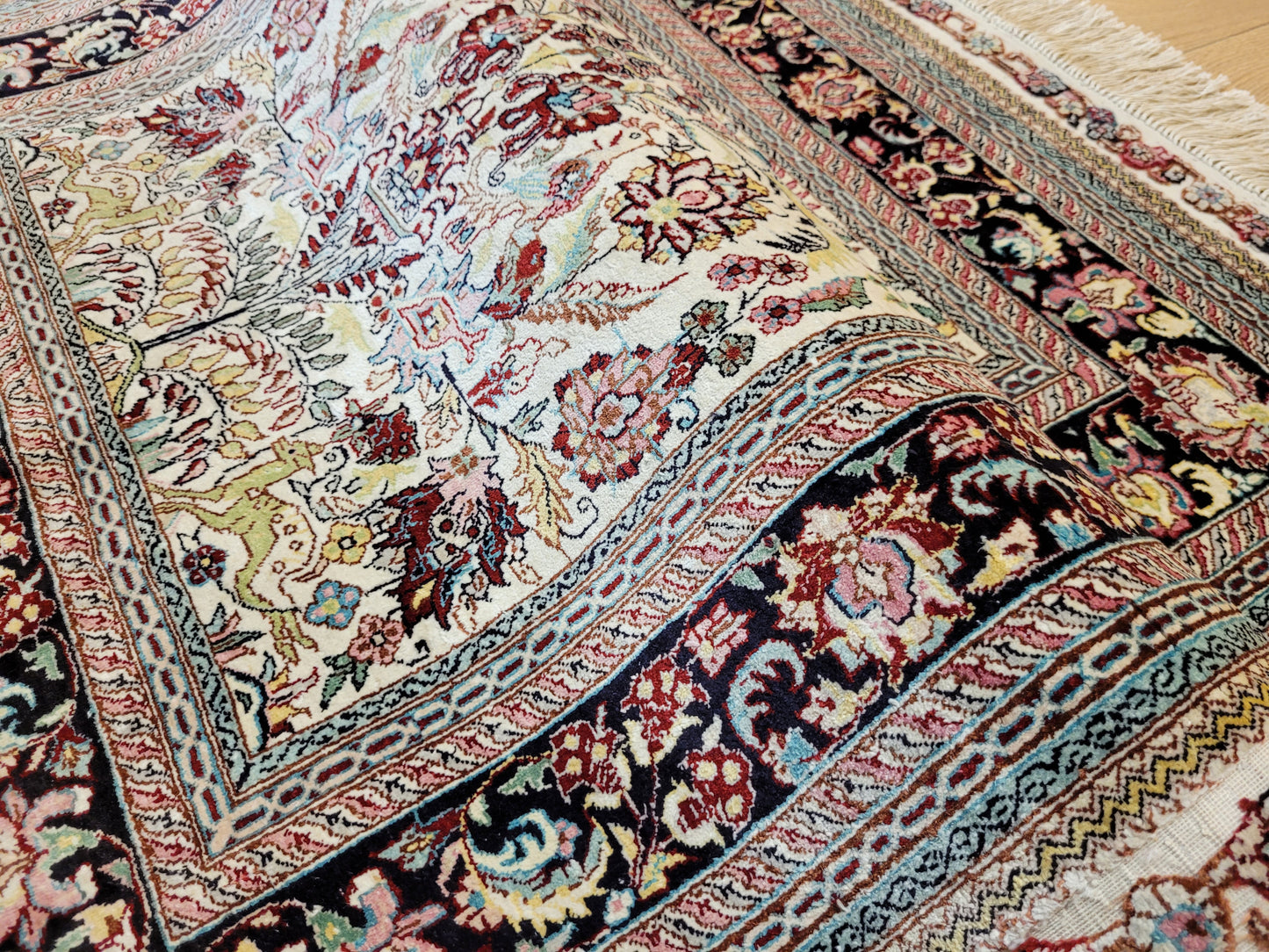 Hereke Teppich Seide auf Seide fein