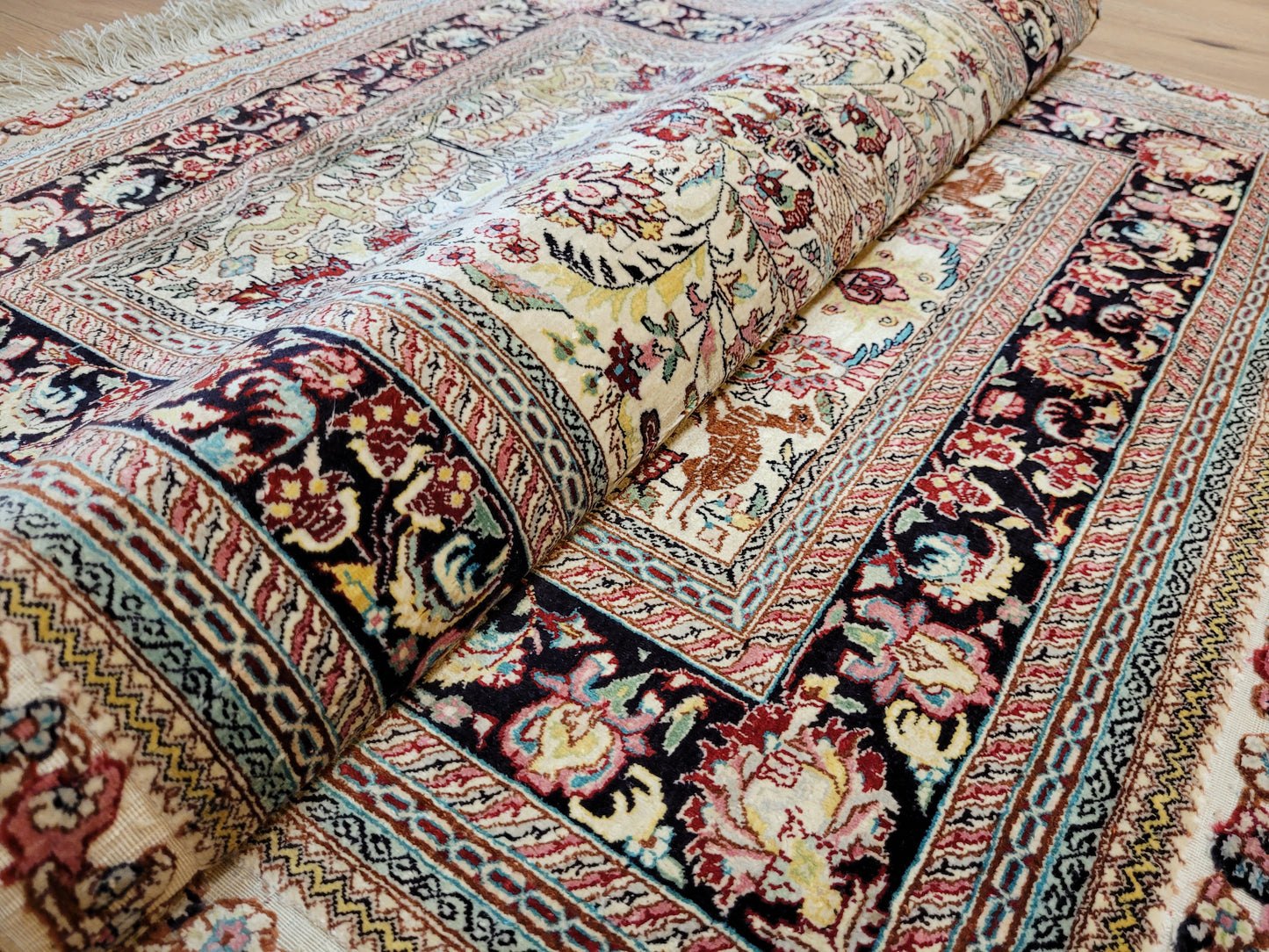 Hereke Teppich Seide auf Seide fein