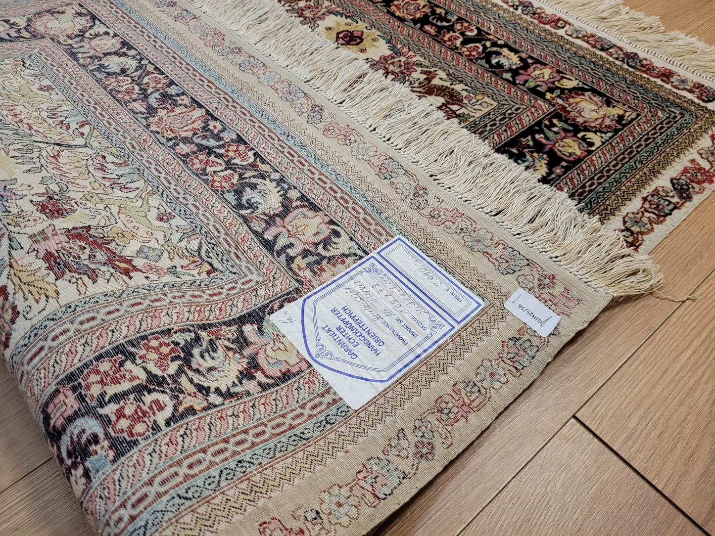 Hereke Teppich Seide auf Seide fein