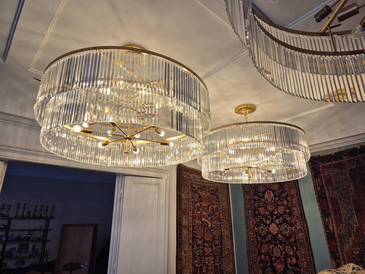 Kristall Kronleuchter Breidenbacher Hof Düsseldorf 105x140cm